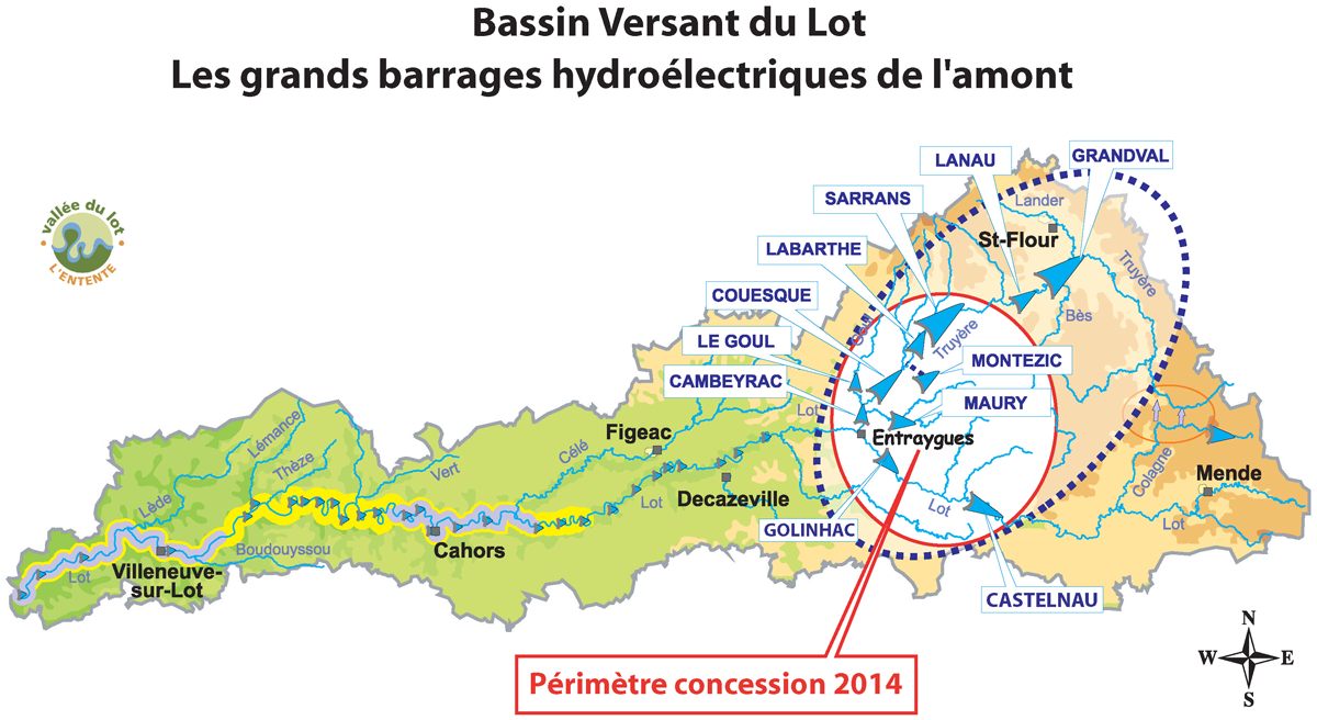 Tourisme en vallée du Lot - Entente Interdépartementale du Bassin